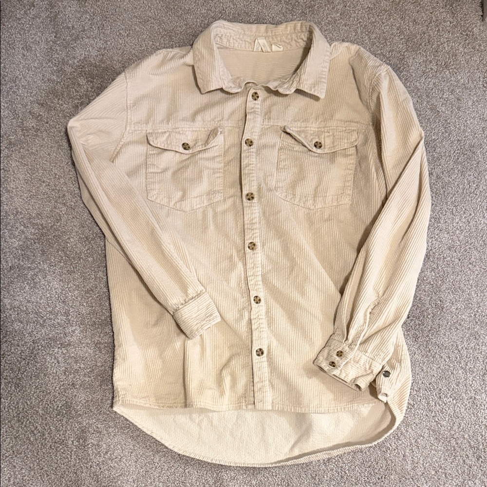 Roxy corduroy shacket sz L